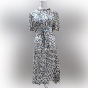 HVN Floral Midi Dress